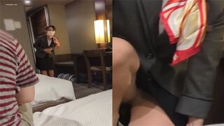 强奸酒店前台美女