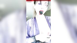 花椒主播人间尤物妩媚妖娆诱惑道具自慰大秀
