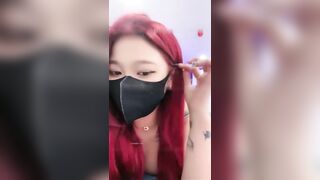 抖音女主播6万粉丝下海黄播双道具自慰