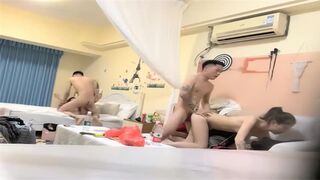 换妻极品探花99年美甲师两男三女淫乱名场面